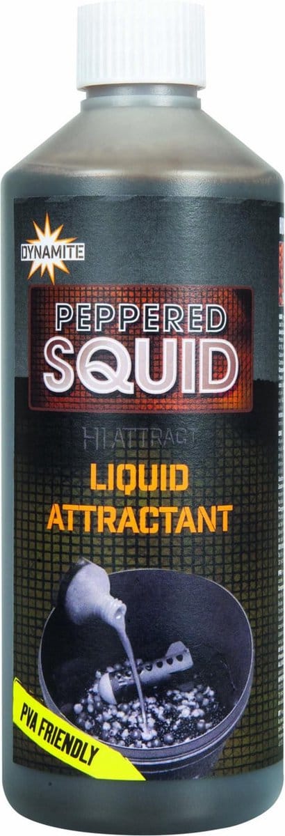 Dynamite Baits Peppered Squid Liquid | 500ml