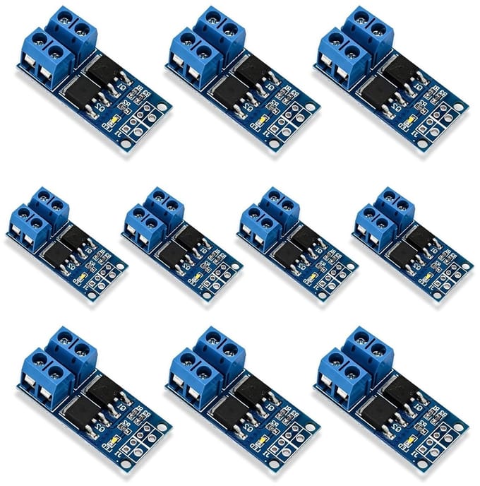10 Stuks Mosfet Trigger Switches 15 A 400 W DC 5 V-36 V PWM Elektronische Schakelmodule voor Efficiënte Sturing