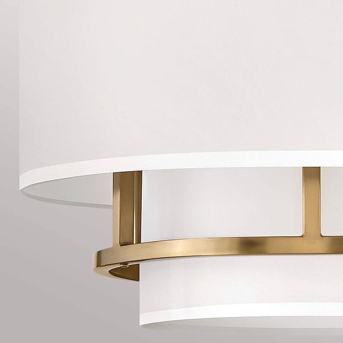 Hinkley LED Hanglamp Graham | 3X E14 Max 40W | Dimbaar | Lacquered Brass