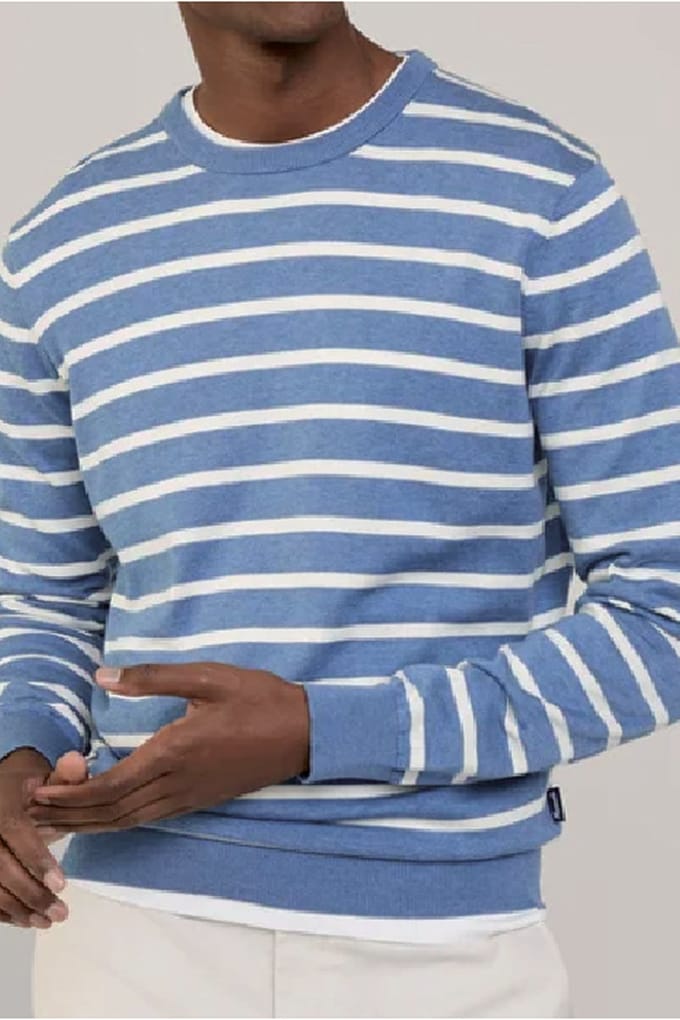 McGregor C-neck Striped Sweater Kobalt Taglia: XL | Maglioni a maglia Outlet | Uomo