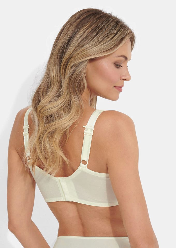 Beugelbeha met kant - champagne - Gr. 75 E van Goldner Fashion