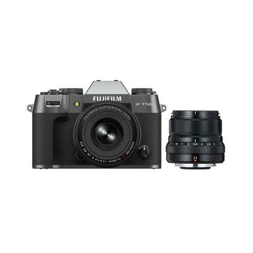 Fujifilm X-T50 - Systeemcamera - + XF16-50mm lens - Charcoal Silver