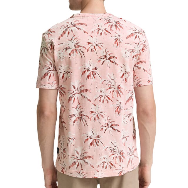 Tom Tailor - T-shirt - Heren - M - Rose - Katoen - 1046764