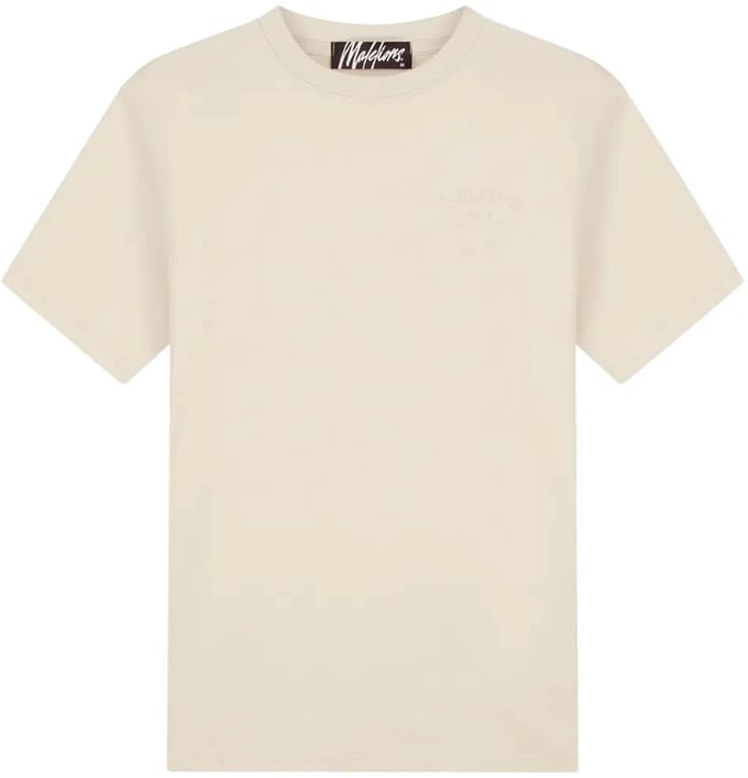Malelions permanent vacation t-shirt in de kleur ecru.