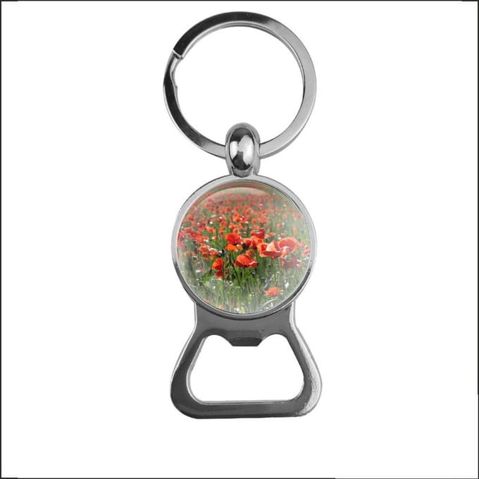 Bieropener Glas - Bloemen