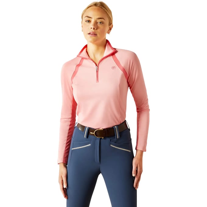 Baselayer 1/4 rits voor dames Ariat Sunstopper 3.0