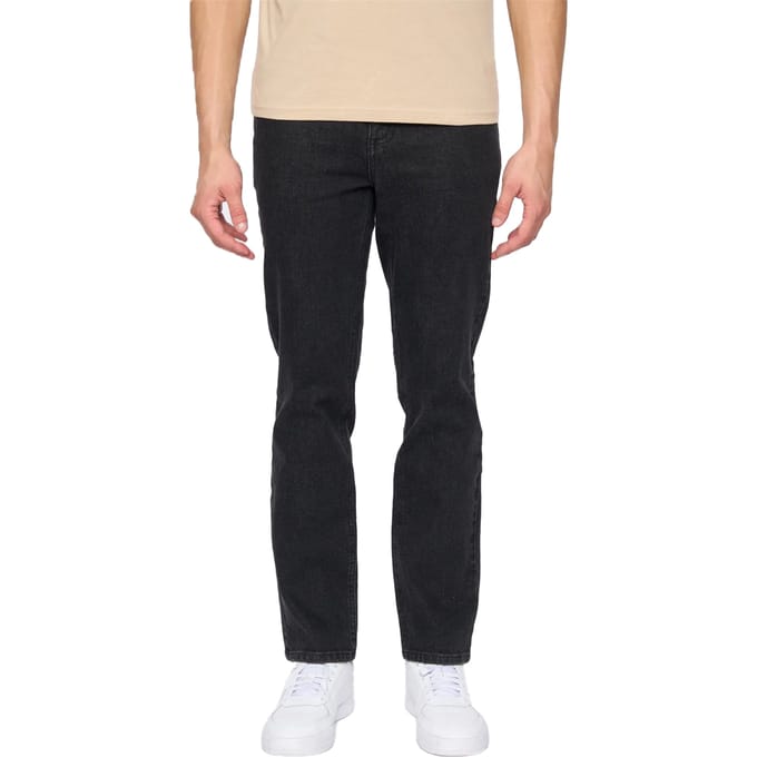 Duck and Cover Heren Hydras Straight Leg Jeans (Zwart)