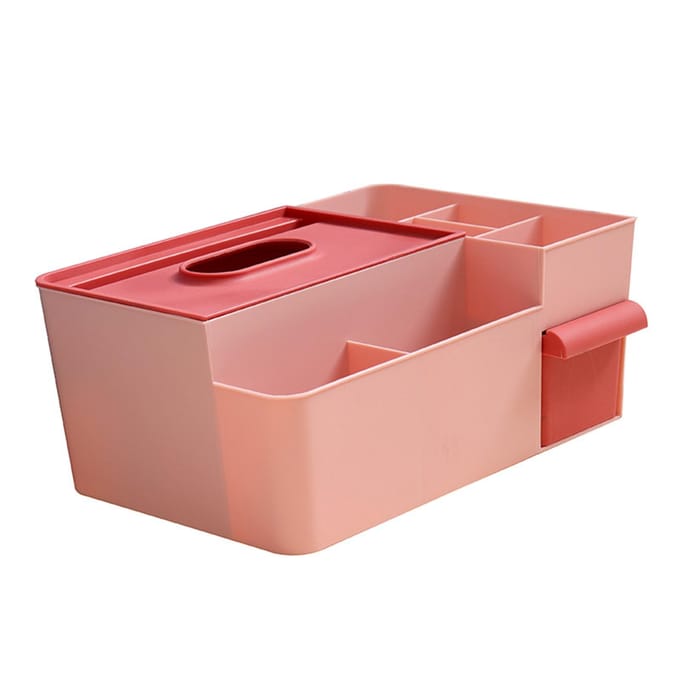 Tissueboxhouder Multifunctionele Creativiteit Tissueboxhoes Salontafel Papier Afstandsbediening roze