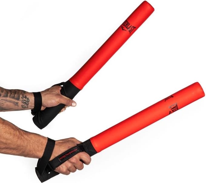 Everlast Powerlock Boxing Sticks, Red, One Size