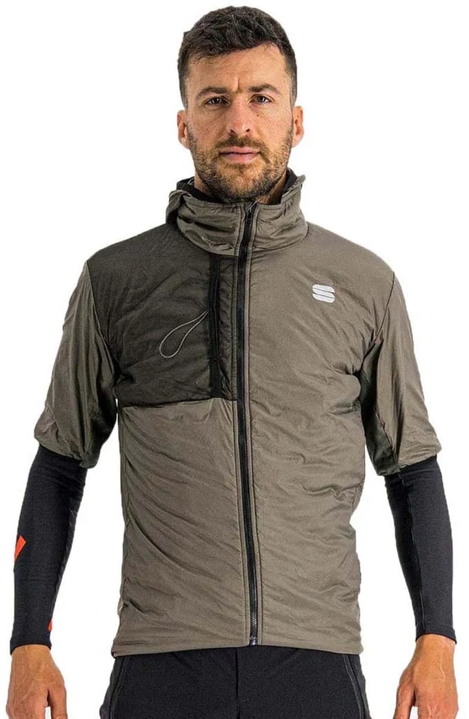 Sportful Supergirara Puffy Kortmouwjas Grijs XL Man