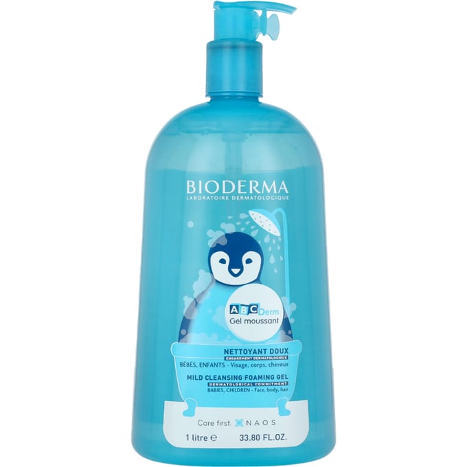 Bioderma ABCDerm Mild Cleansing Foaming Gel1000 ml.