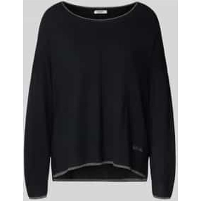 relaxed fit pullover van viscosemix model 'MAGLIA CHIUSA'