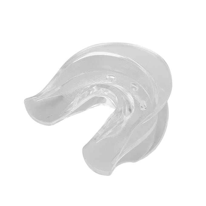 Garde-dent 3 Trous Anti-Bruxisme Garde-dent de Nuit Dentaire Rétenteur d'Alignement white