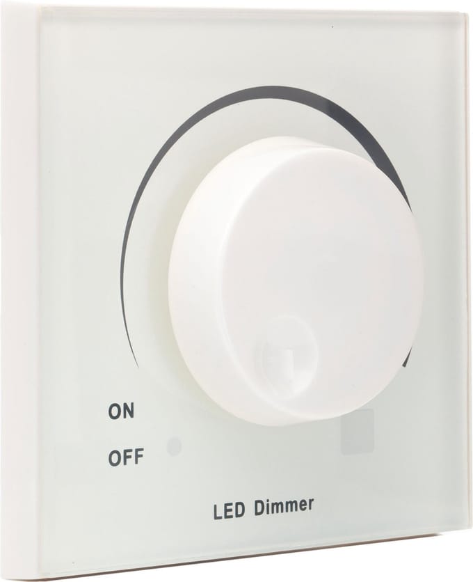 Bouwtec - Led Dimmer 0-100% glas/kunststof