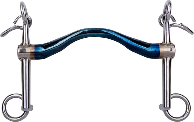 Hoofdstel bit voor paarden Trust Sweet Iron Baby Weymouth Fixed Medium Port