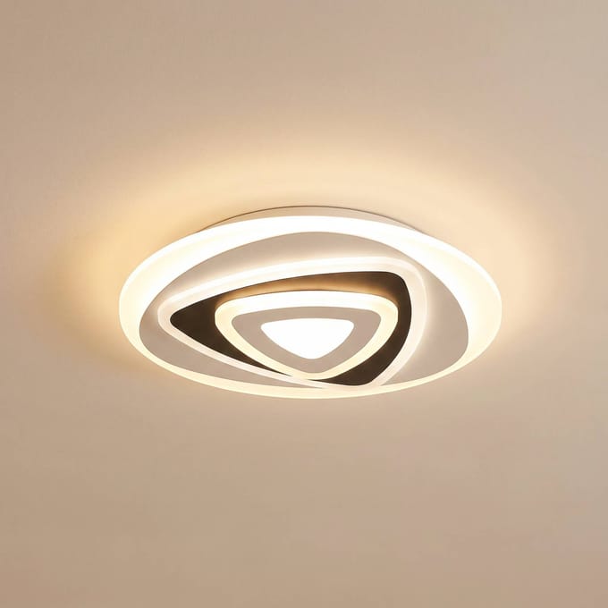 Lindby LED plafondlamp Rebeka, Ø 50 cm, CCT, afstandsbediening