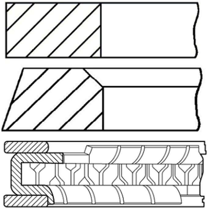 Goetze Engine Zuigerveren set GOETZE 08-428500-00