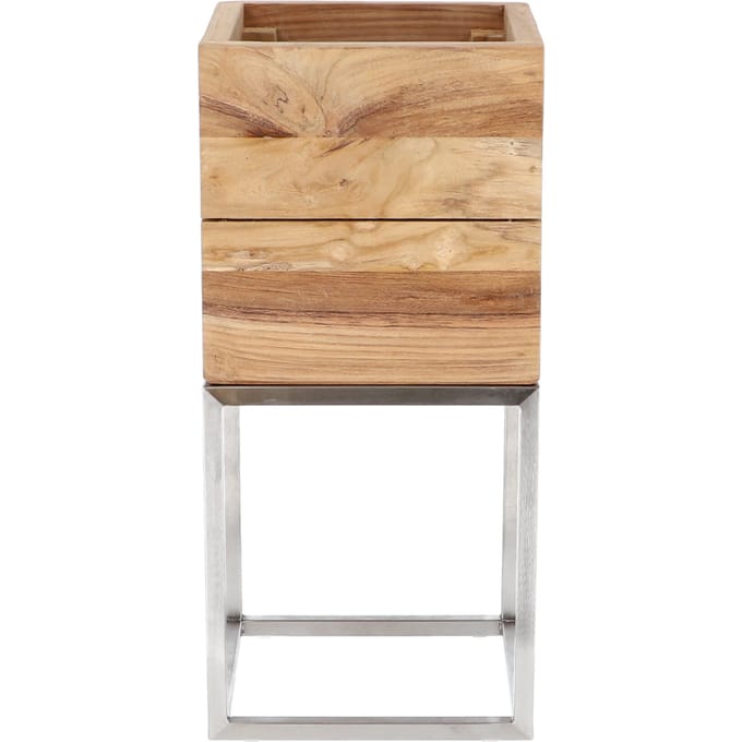 Jan Kurtz - Mini Garden plantenbak met frame - S - bruin
