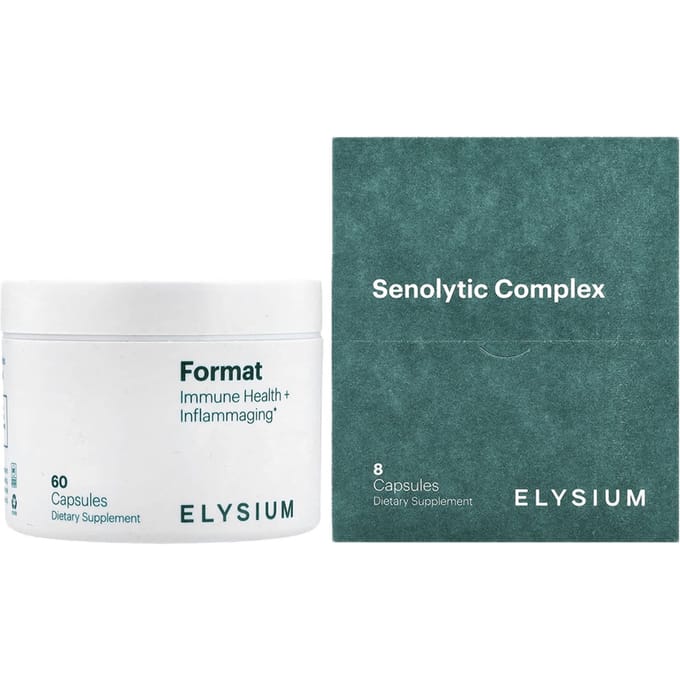 Elysium, Formaat, Geavanceerde Immuunondersteuning en Senolytisch Complex, 68 Capsules