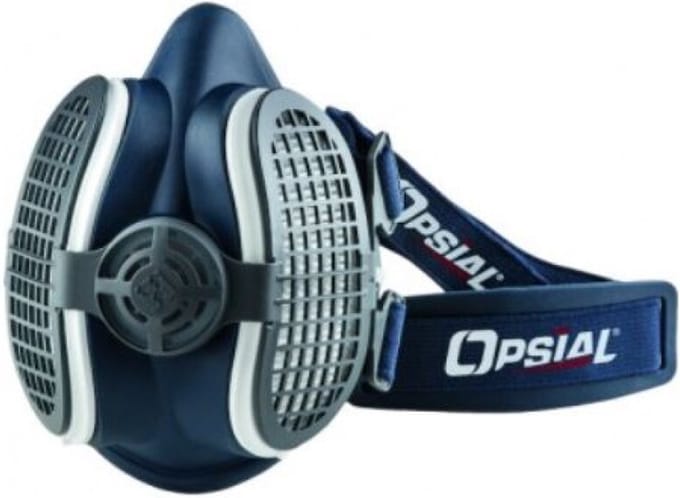 Opsial halfgelaatsmasker - Airpro - P3 - met ventiel - maat S/M