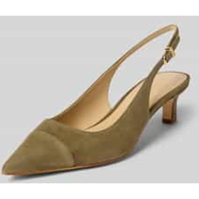 Slingbacks van echt leer model 'AMARA'