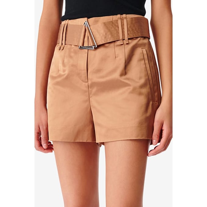 IRO Paris Benni Bronze Maat: L | Korte Broeken Outlet | Dames | Bruin