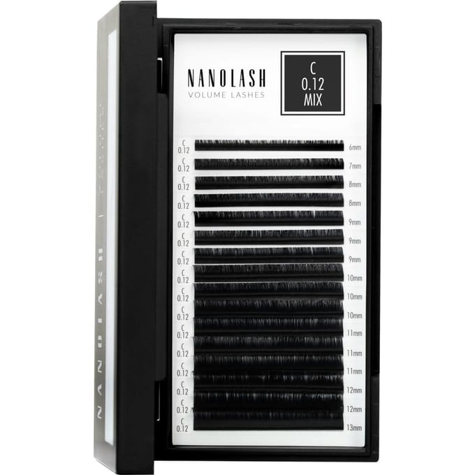 Nanolash Volume Lashes Nepwimpers - 0.12 C - 6-13mm