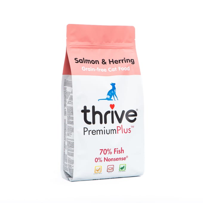 Thrive PremiumPlus kattenvoeding Zalm en haring 1,5 kg