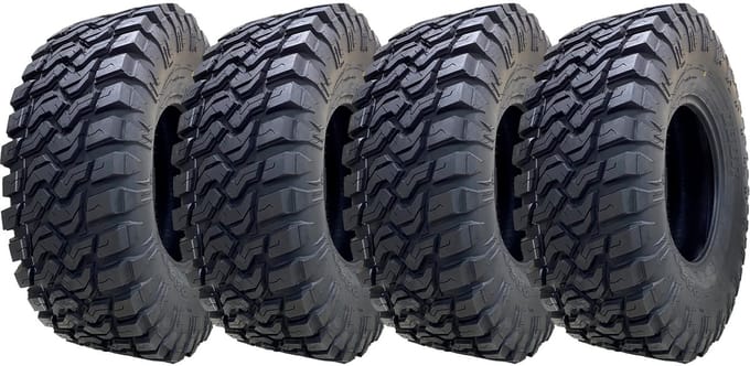 30x10.00R14 (255/80R14) ATV-banden, 8-laags, WL09, OBOR Predator, voor de openbare weg (set van 4)