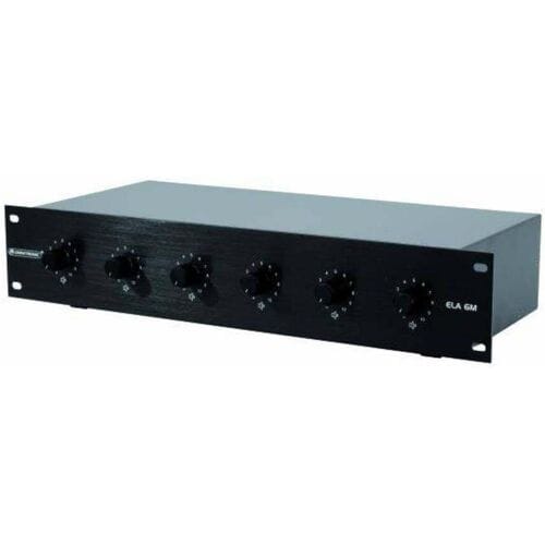Omnitronic 80711321 Rack PA-volumeregelaar Zwart