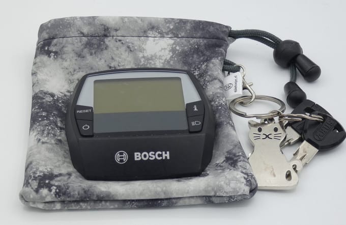 Bosch ebike display L hoesje displayhoesje intuvia -space grijs - softshell dlx