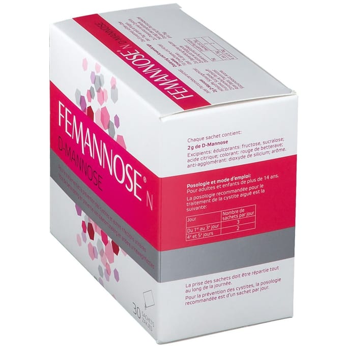 Femannose N D-Mannose Urineweginfecties 30 Zakjes