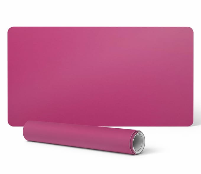 Antislip bureauonderlegger met patroon, roze, 90x45 cm