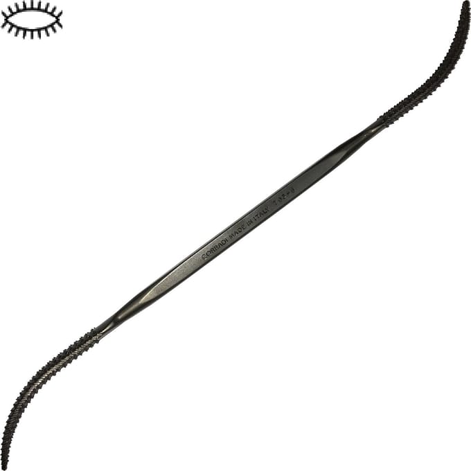 Corradi - Staartrasp voor hout - Lengte 190 mm - Ovaal