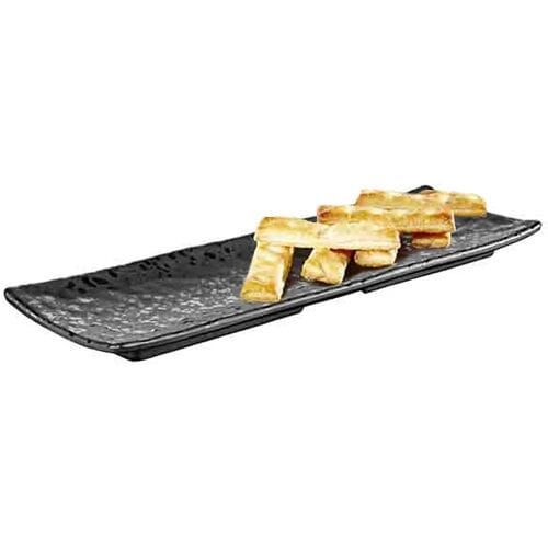 GGM Gastro (6 Stück) Tablett - GLAMOUR - Melamin - 370x110mm - Höhe: 25mm