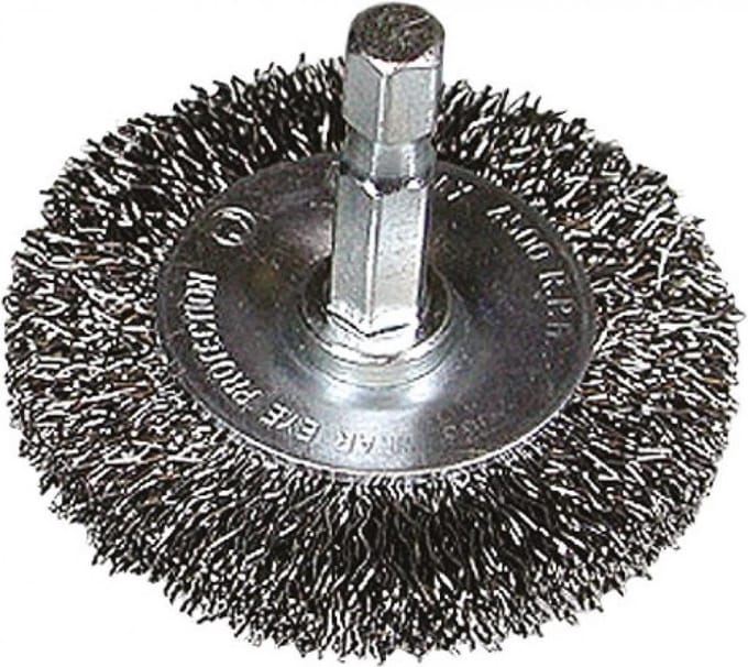 HiKOKI 751320 Rondborstel met gegolfd draad - 75mm - 1/4" zeskant - 0.3mm