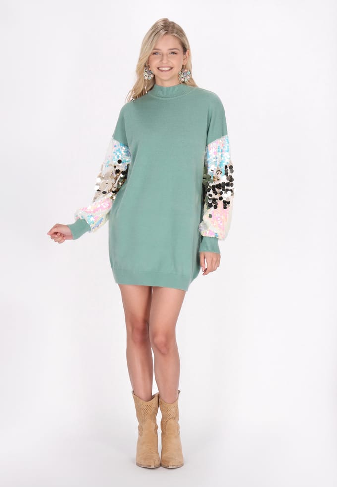 IZIA Jurk Dames aqua