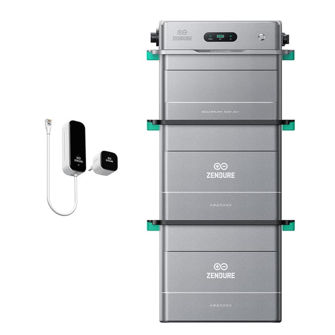 Zendure SolarFlow 1600 AC+ - SolarFlow 1600 AC+ & Slimme Meter P1 / 2*AB2000X (3.84 kWh)