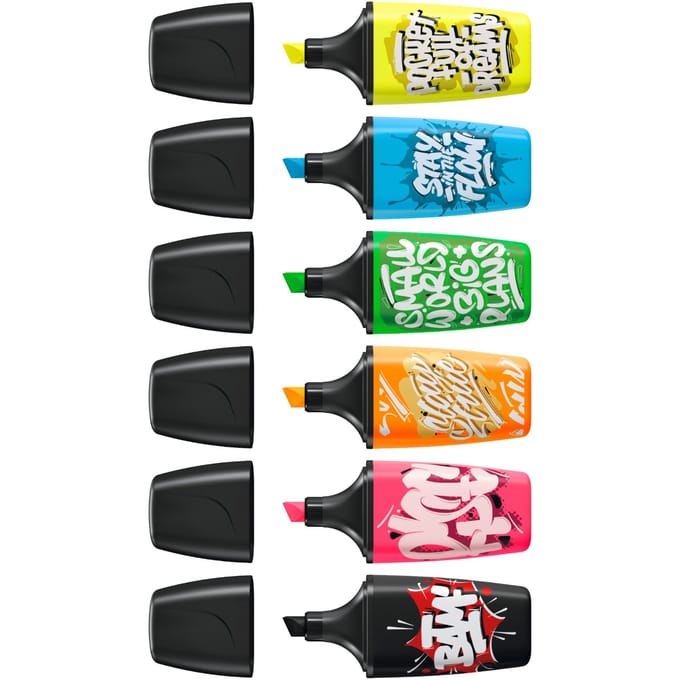 STABILO BOSS MINI - Markeerstift - By Snooze One Edition - Etui Met 6 Kleuren
