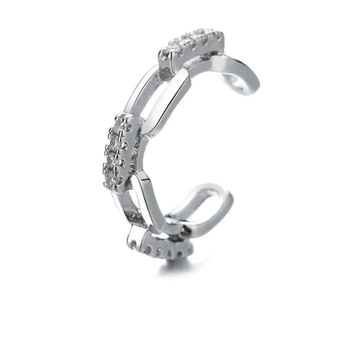 Ear cuff | zilver gekleurd