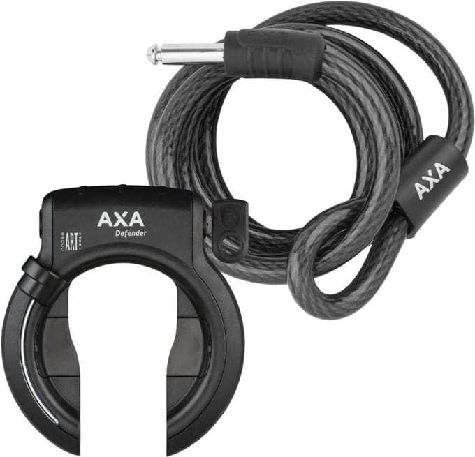 Axa Defender Ringslot ART2 + AXA RLD 180 cm Insteekkabel