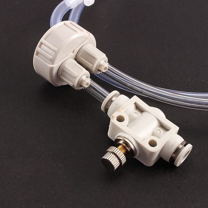 Kit Générateur de CO2 Plantes Aquatiques d'Aquarium Système de Génération de CO2 DIY gray