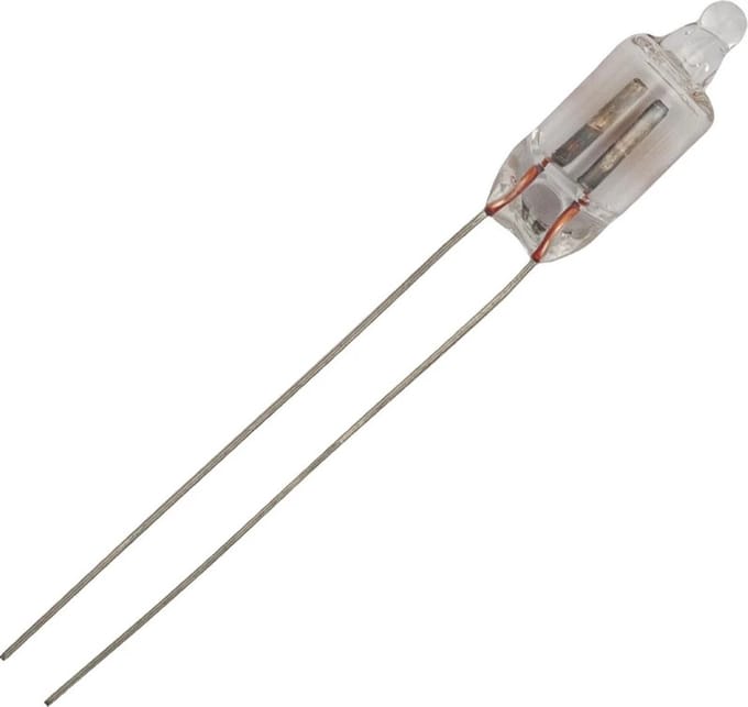 Schiefer Draaduiteinde Neonlamp | 65V/95V 6x16mm