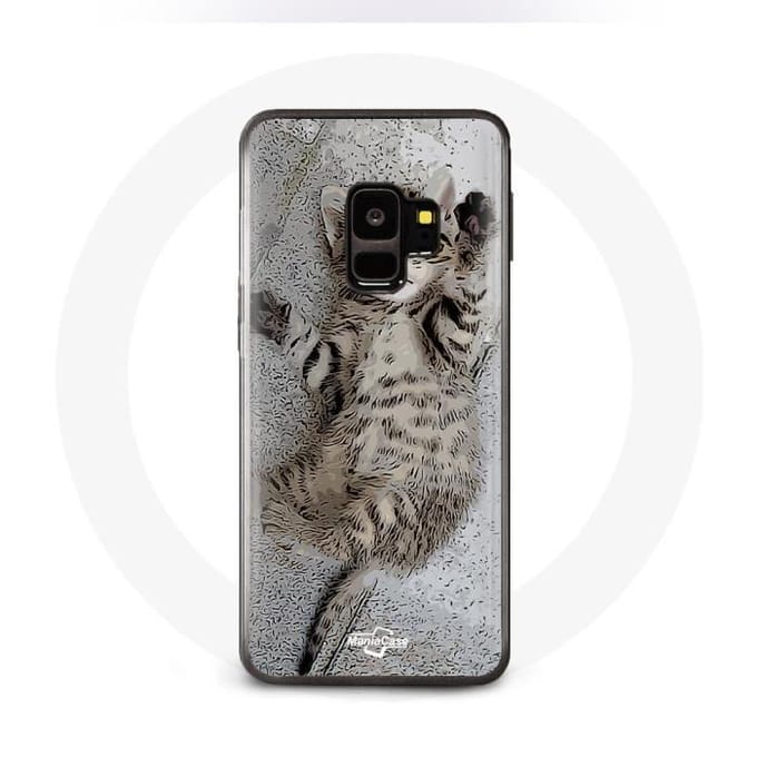 Case voor Samsung galaxy S9 plus Leuk Bengaals katje