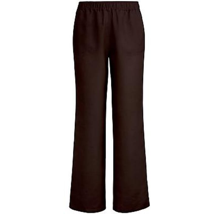 Comfortbroek pasvorm Cornelia 100% linnen Van Peter Hahn bruin
