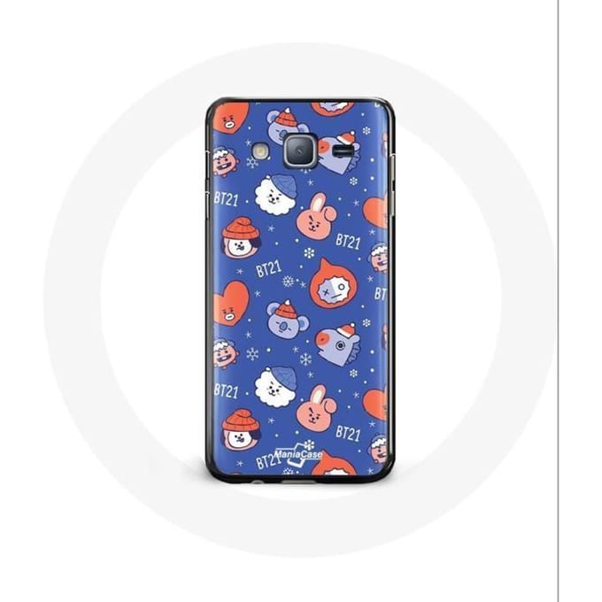 Coque pour Samsung Galaxy J3 2016 BTS Bangtan Sonyeondan BT21 Noël 2023