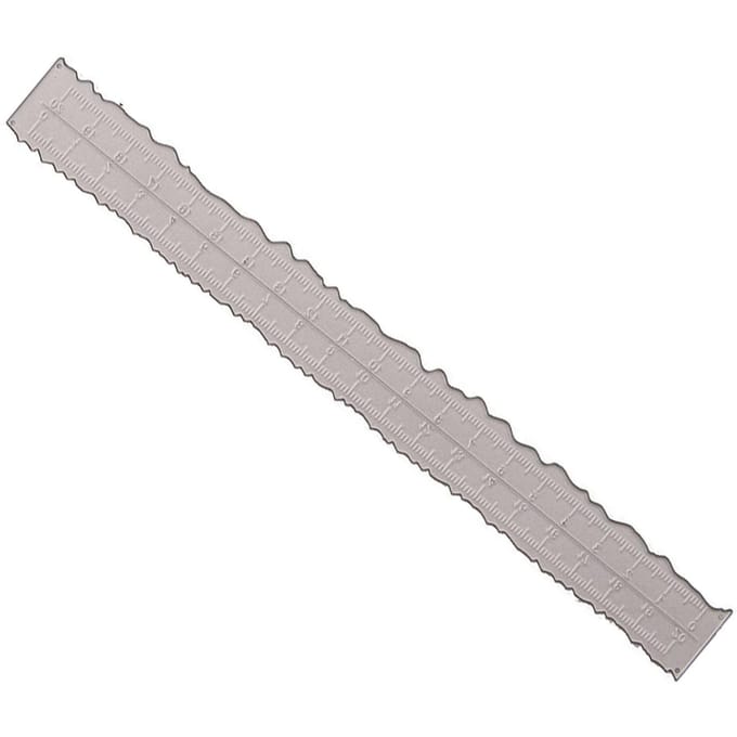 Papier Scheur Liniaal Koolstofstaal Multifunctioneel Nauwkeurig Irreguliere Randen Liniaal voor Tekenen white