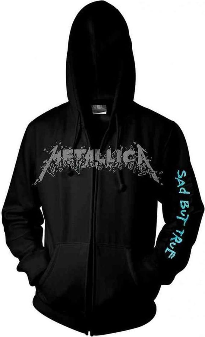 Metallica Vest met capuchon -M- Sad But True Zwart