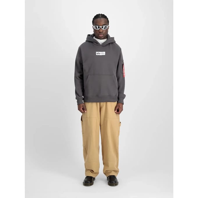 Hoodie Alpha Industries Metal Plate