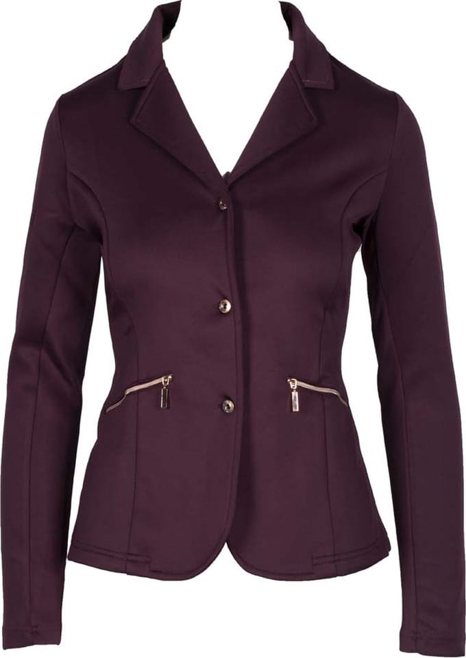 Mondoni Chantal Wedstrijdjas - Maat: 40 - Bordeaux - Polyester